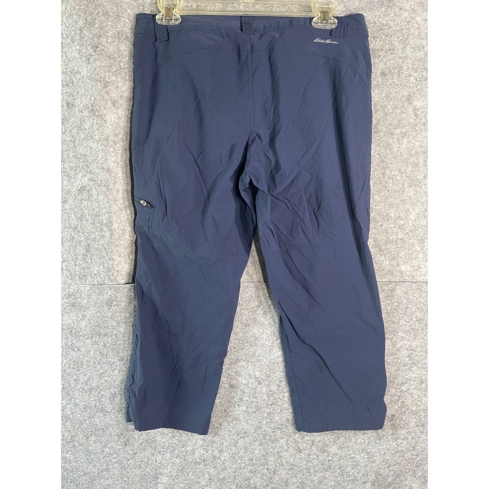 Eddie Bauer First Ascent Guide Capri Pants Navy Blue Hiking Outdoor Womens 6 - Picture 8 of 10